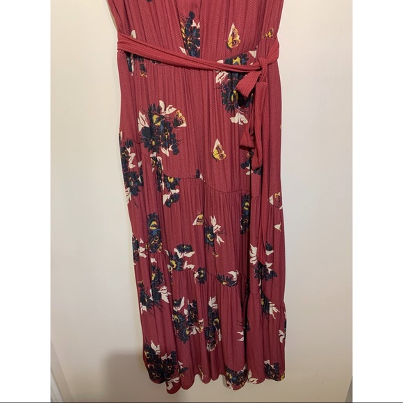 Free People All I Got Maxi Dress Retro Floral Sz 4 - Picture 12 of 16
